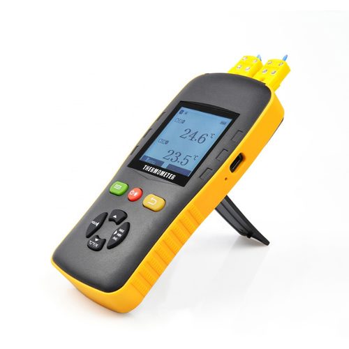 TZONE TC602 calibrated thermocouple temperature data logger, K/T/J type compatible - Harvesso