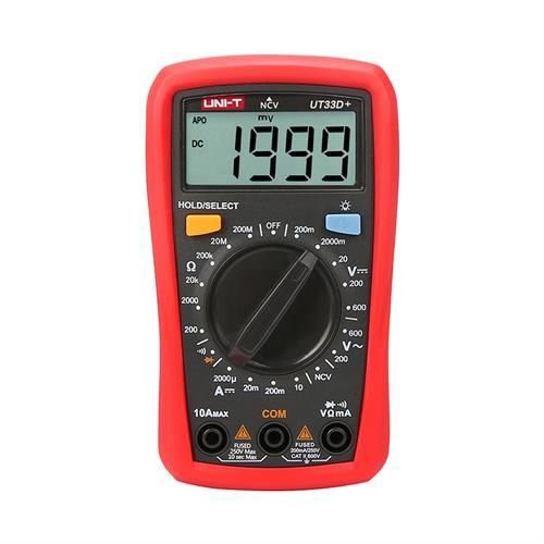 UNI-T UT33D+ rəqəmsal multimetr, 600V 10A - Harvesso