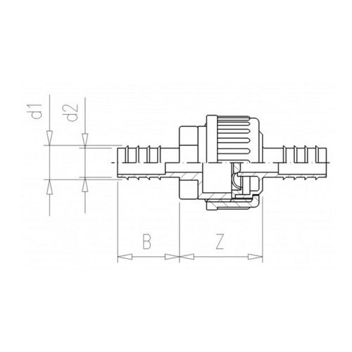 VAN DE LANDE Pe əks klapan Ø25 mm - Harvesso