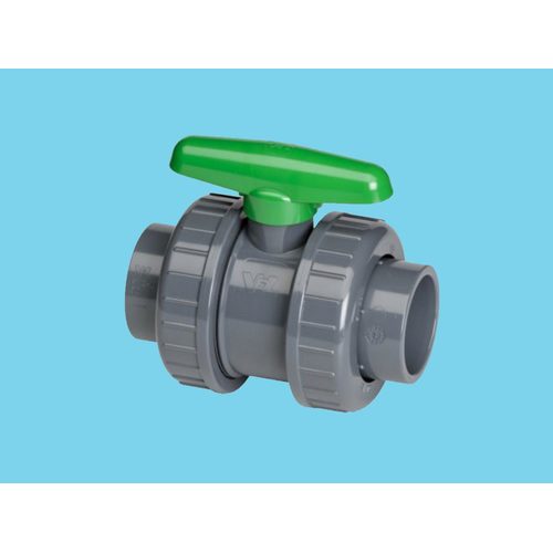 VAN DE LANDE Pvc kürəvi klapan type: dil 40x40mm viton® dn32 - Harvesso